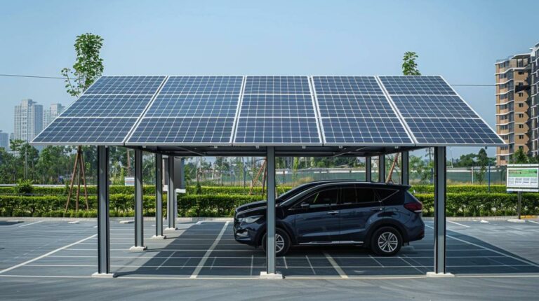 Carport solaire : une solution innovante de stockage d’énergie