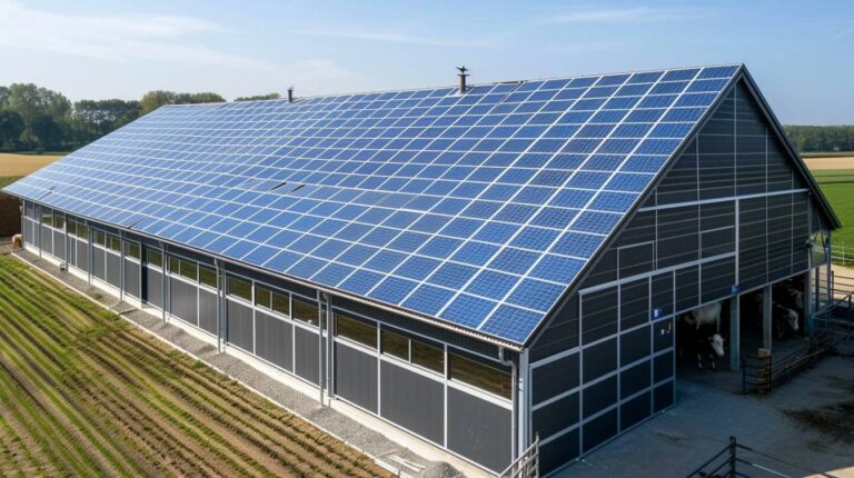Comment fonctionne un hangar agricole photovoltaïque d’Arkolia Energies ?