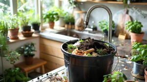 Composteur de cuisine avec robinet : comment ça marche ?