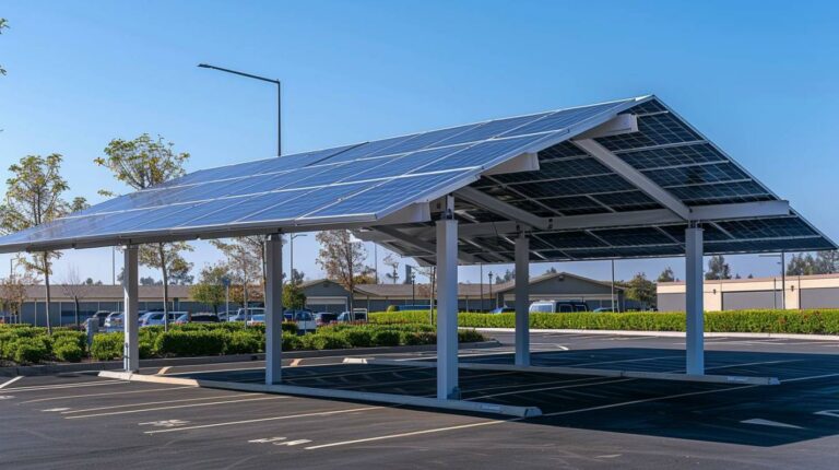 Confort thermique avec les carports solaires