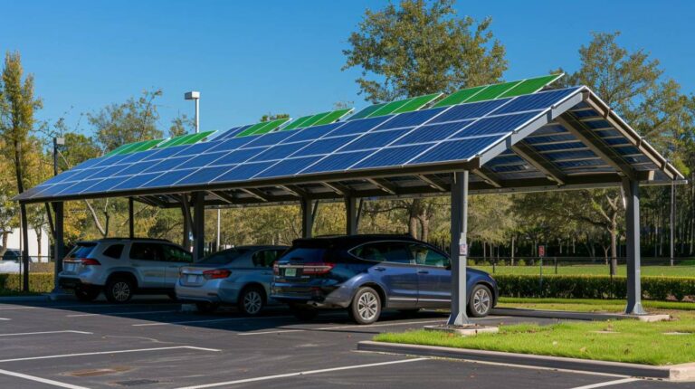Les bienfaits écologiques des carports solaires