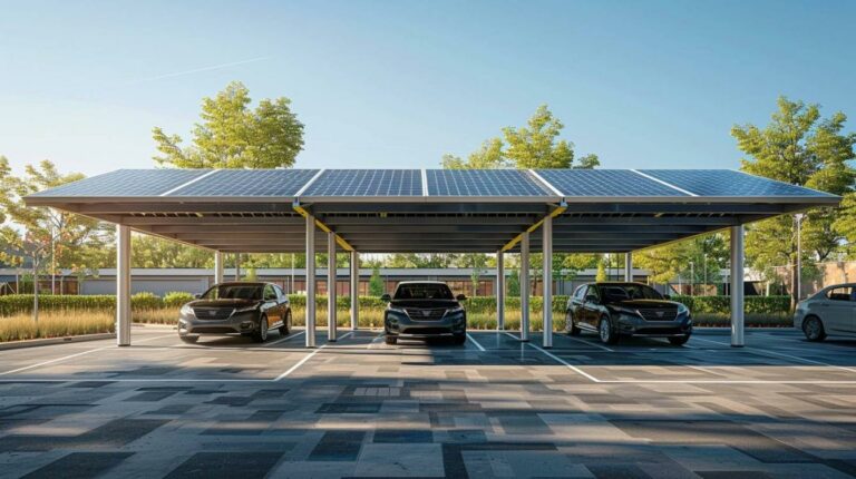 Optimisez votre espace de stationnement avec un carport solaire pour 3 voitures