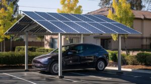 Tout sur les avantages du carport solaire de 40m2