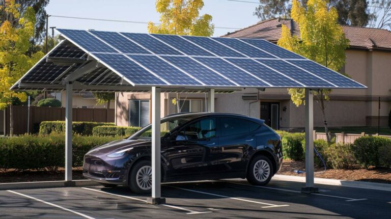 Tout sur les avantages du carport solaire de 40m2